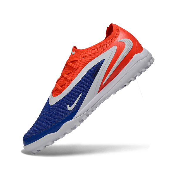 Botas de fútbol Nike Phantom 6 Elite Turf TF para niños, color naranja y azul