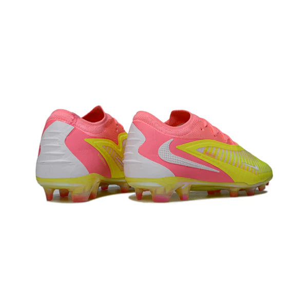 Nike Phantom 6 Elite Pink, Yellow and White Firm Ground FG Football Boot