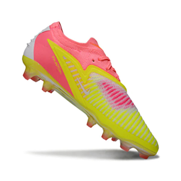 Nike Phantom 6 Elite Pink, Yellow and White Firm Ground FG Football Boot