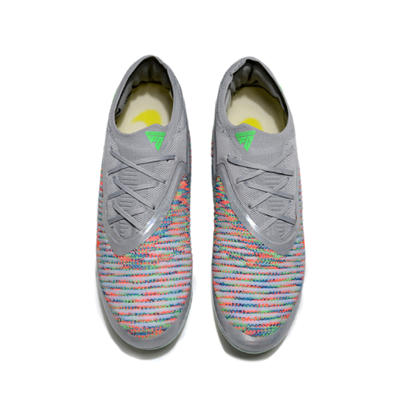 Botas de fútbol Nike Phantom 6 Elite x EA FC para terreno firme, color blanco, para niños