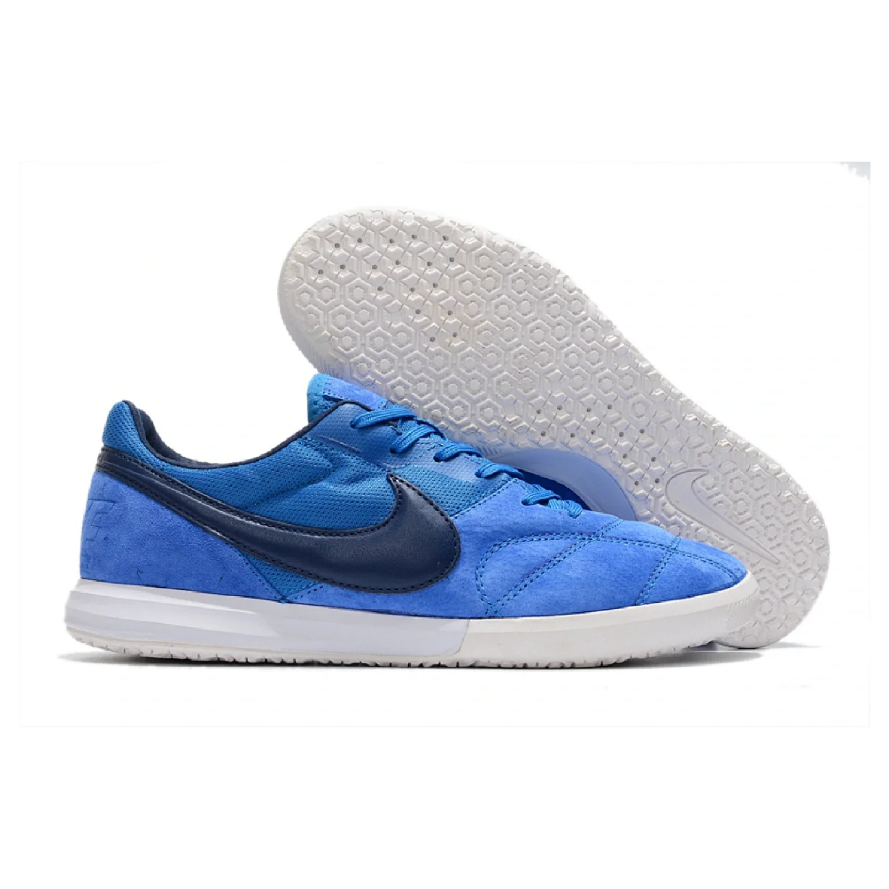 Nike Premier II Blue and White Indoor IC Football Boot