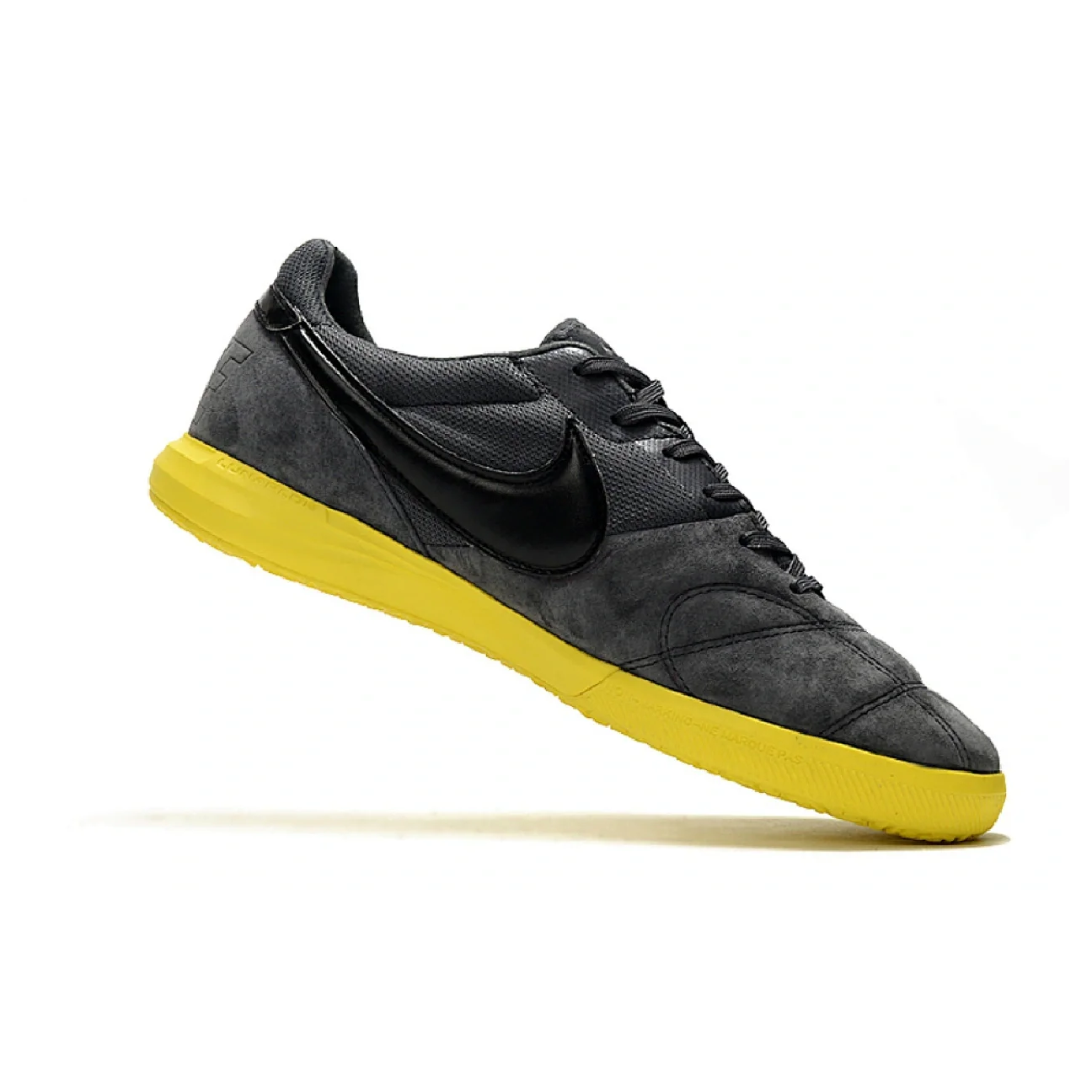 Nike Premier II Gray and Yellow Futsal IC Football Boot