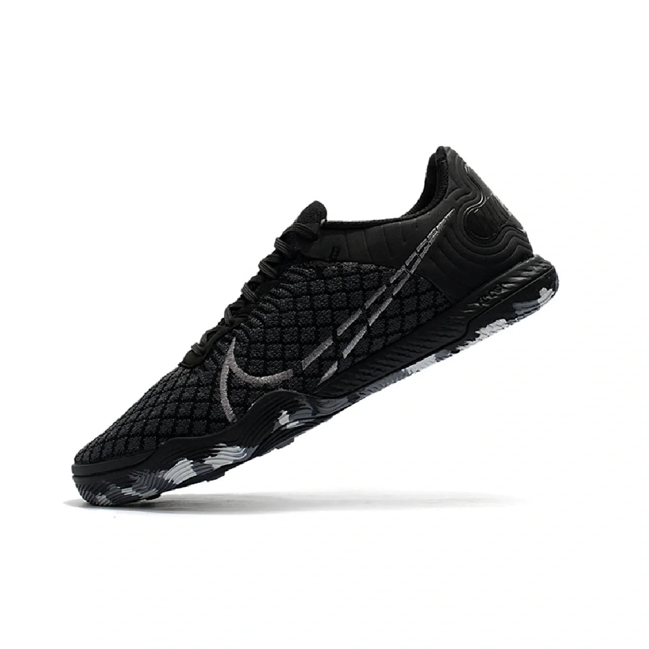 Nike Reactgato Black and Gray Indoor IC Football Boot