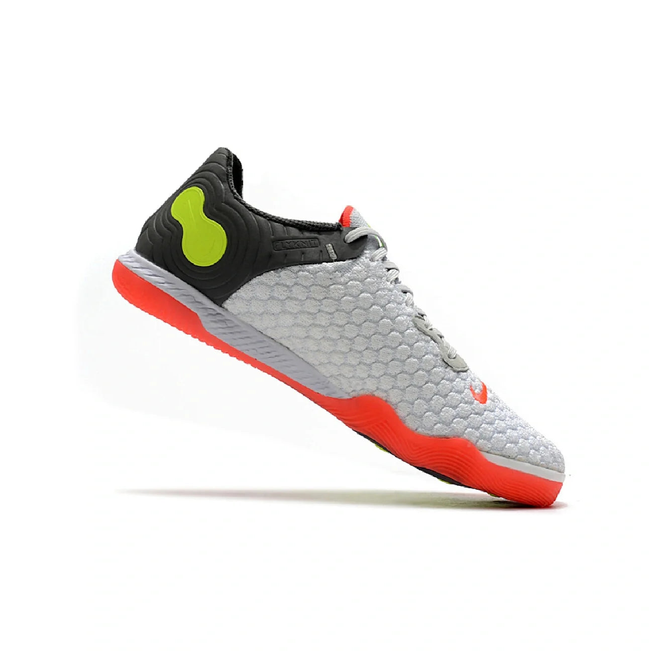 Nike Reactgato IC White Gray and Orange Indoor IC Football Boot