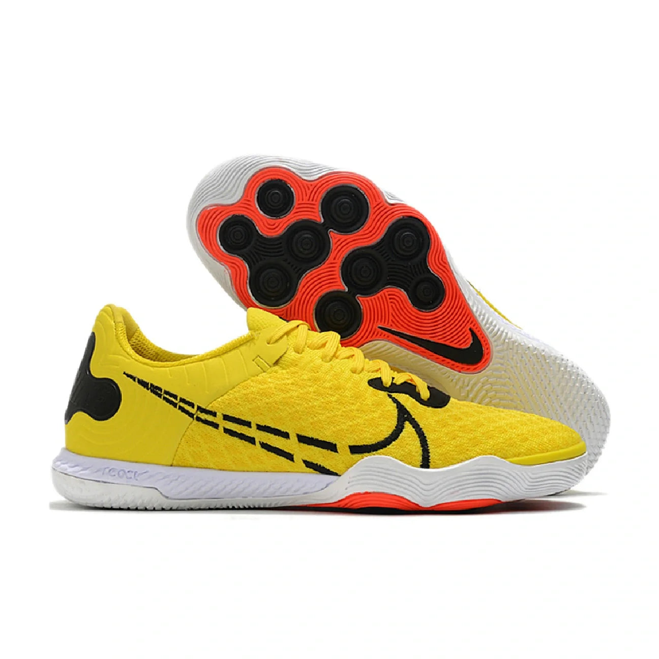 Nike Reactgato Laceless Yellow Indoor IC Football Boot
