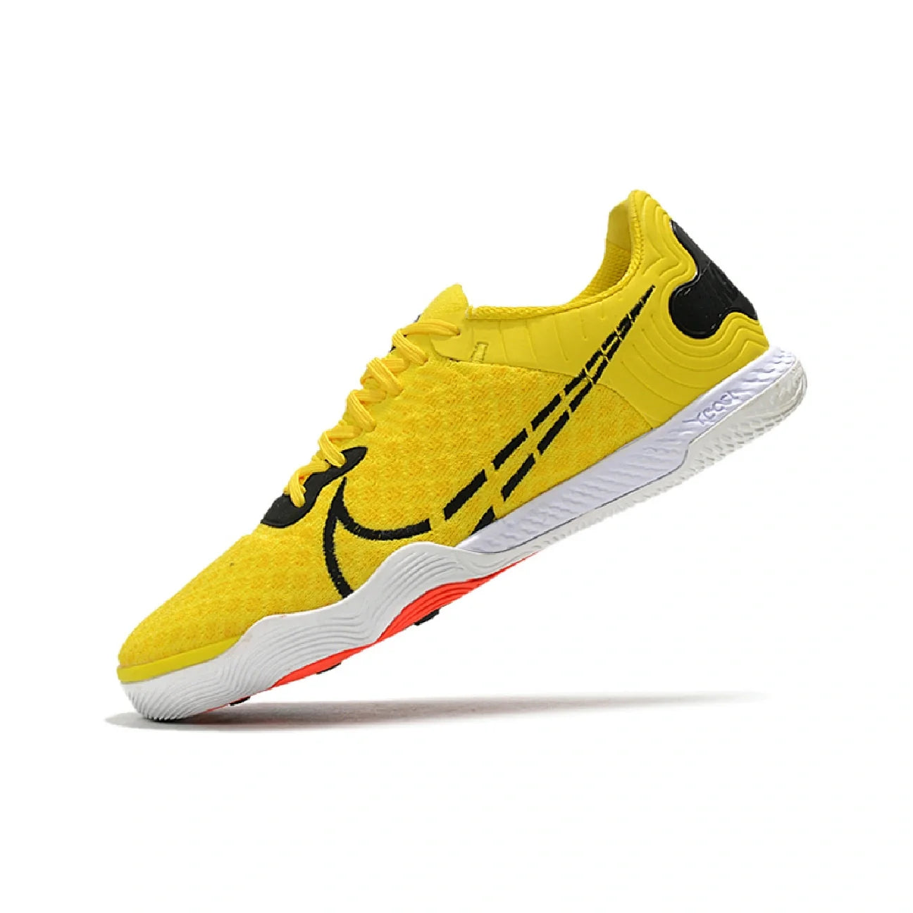 Nike Reactgato Laceless Yellow Indoor IC Football Boot