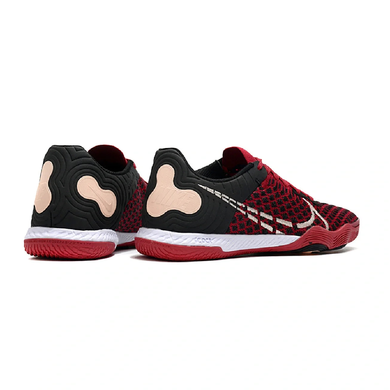 Nike Reactgato Red and Black Indoor IC Football Boot