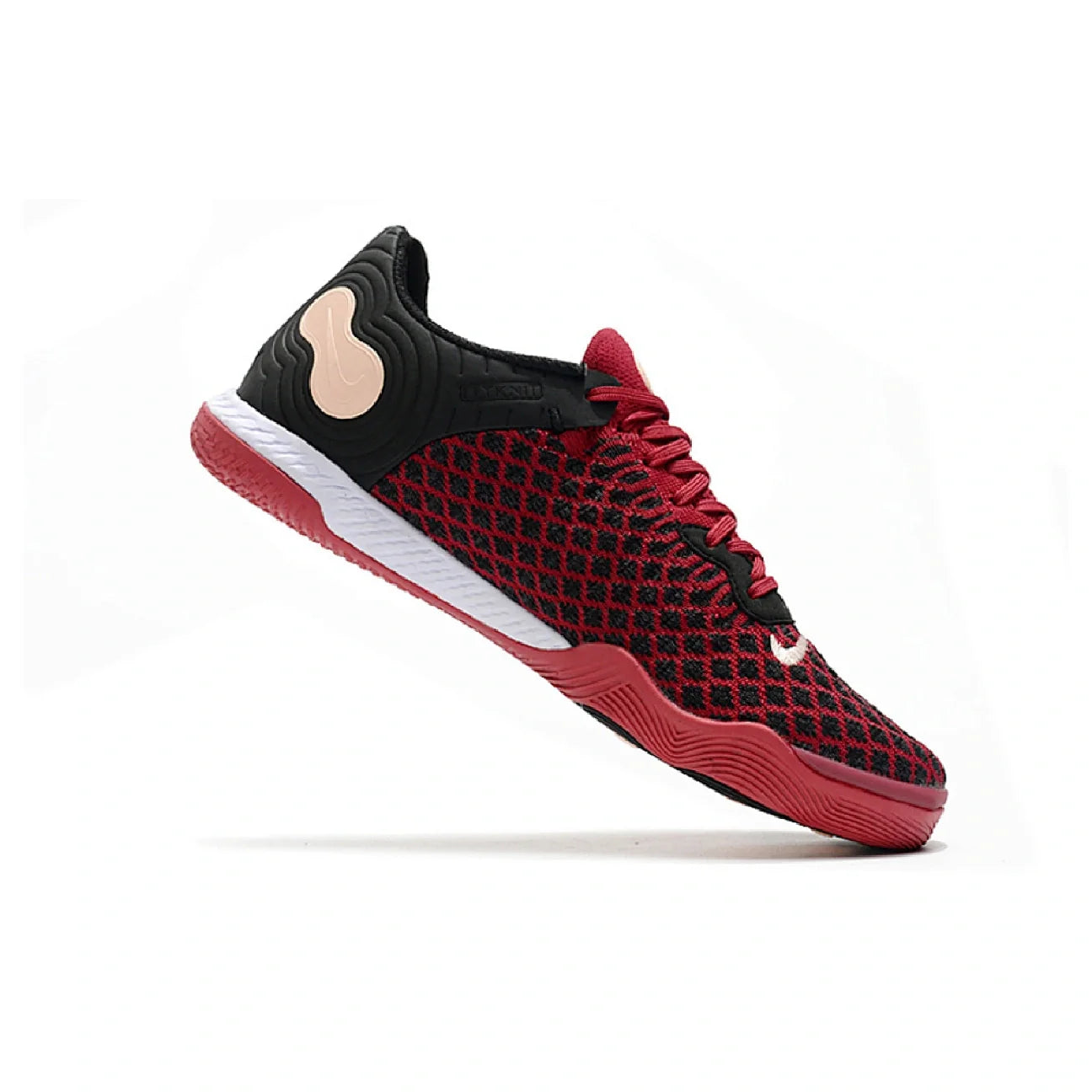Nike Reactgato Red and Black Indoor IC Football Boot