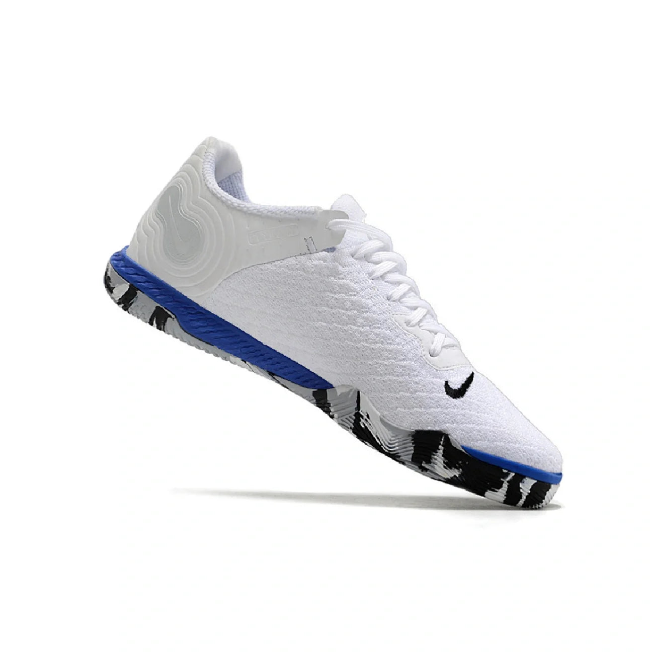 Nike Reactgato White and Blue Indoor IC Football Boot