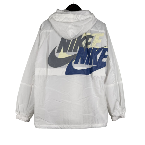 Chaqueta cortavientos blanca Nike