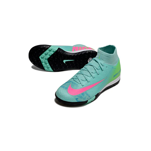Botas de fútbol Nike Zoom Mercurial Superfly 10 Elite para niños Cosmic Speed, paquete de 2, para césped artificial TF