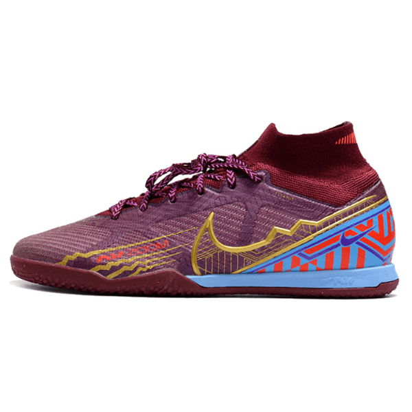 Nike Zoom Mercurial Superfly 9 Elite Mbappe Purple Indoor IC Football Boot