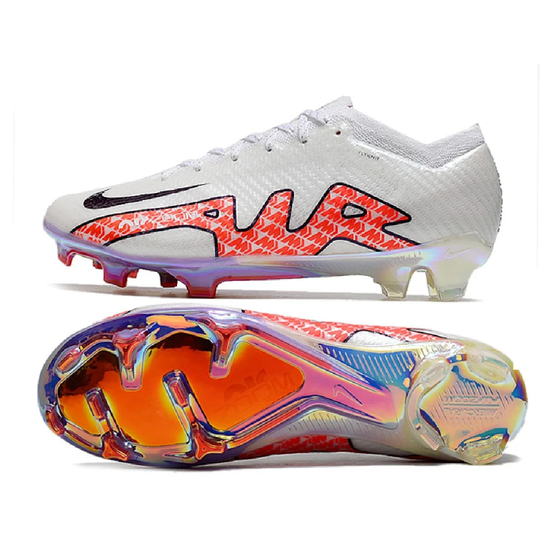 Nike Zoom Mercurial Vapor 15 Elite Disruption Pack Black and White Firm Ground FG Football Boot