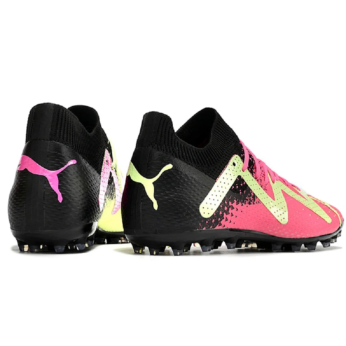 Puma Future Ultimate Green and Pink Multi Ground MG Football Boot