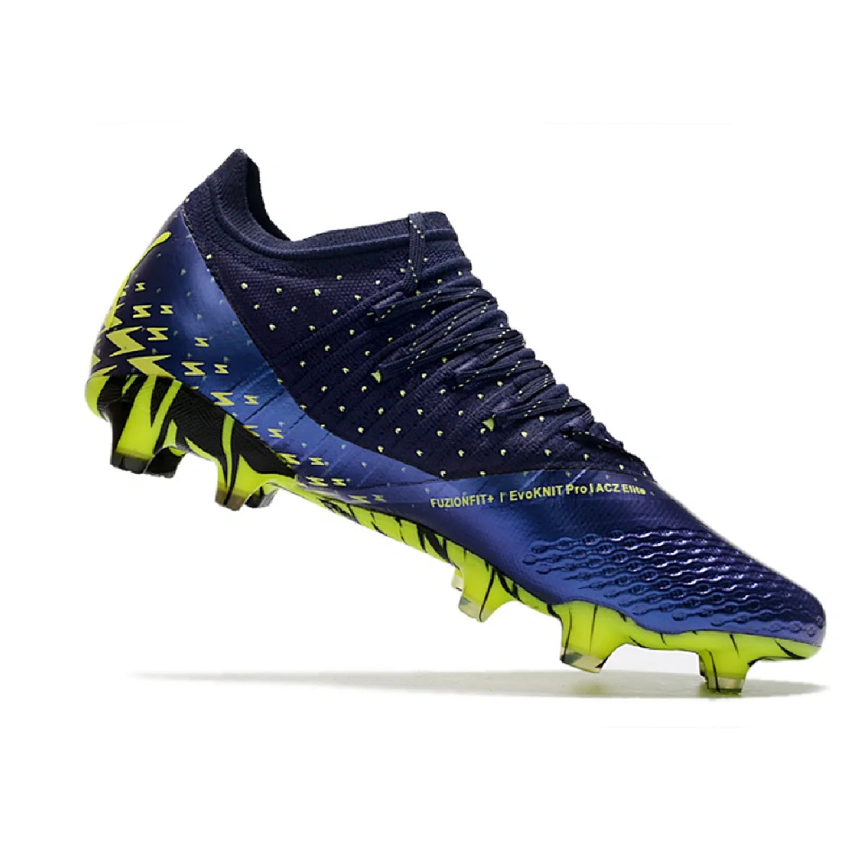 Botas de fútbol Puma Future Z 1.3 Fastest Pack, color negro y amarillo, para terreno firme FG