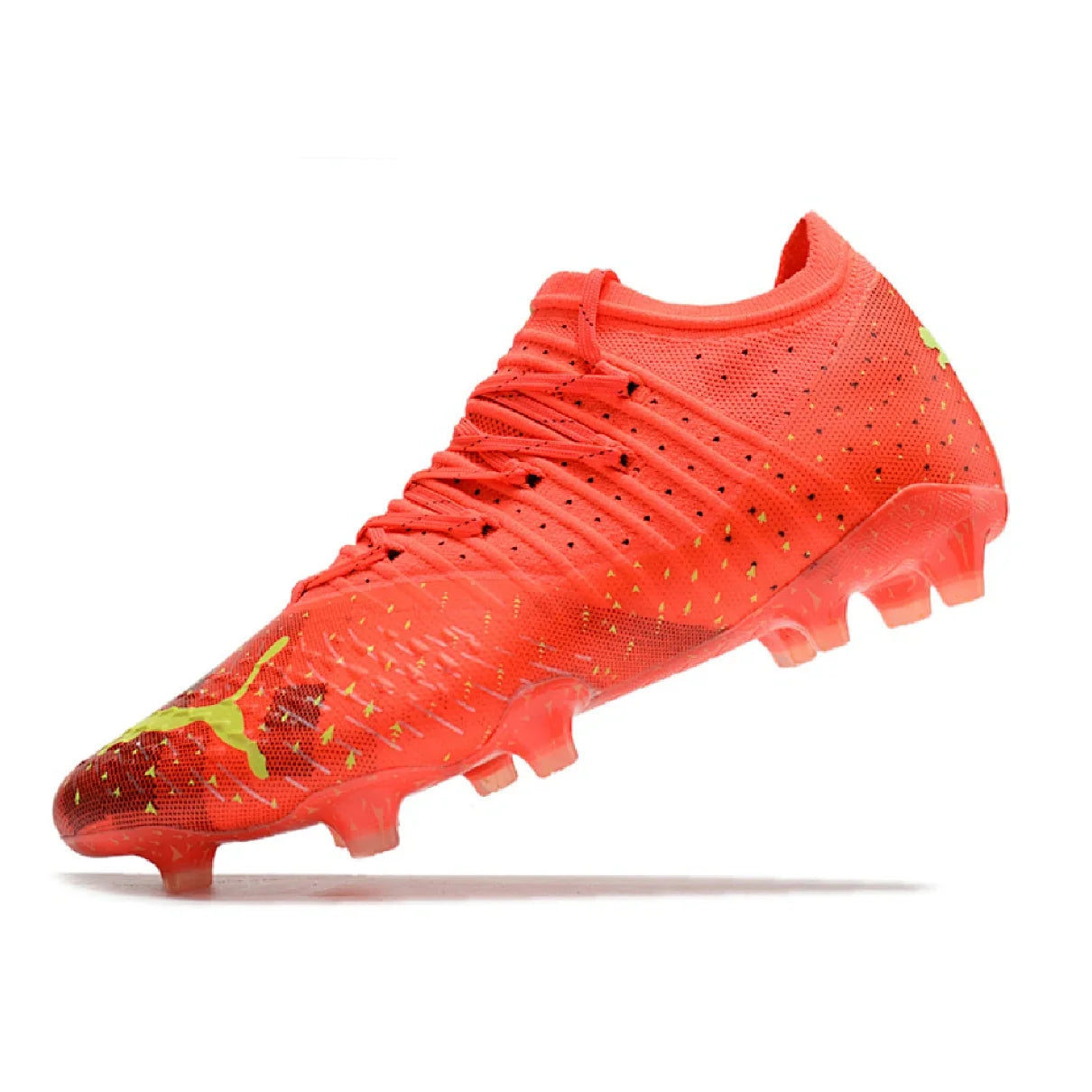 Botas de fútbol Puma Future Z 1.3 Fearless Pack negras y amarillas para terreno firme FG