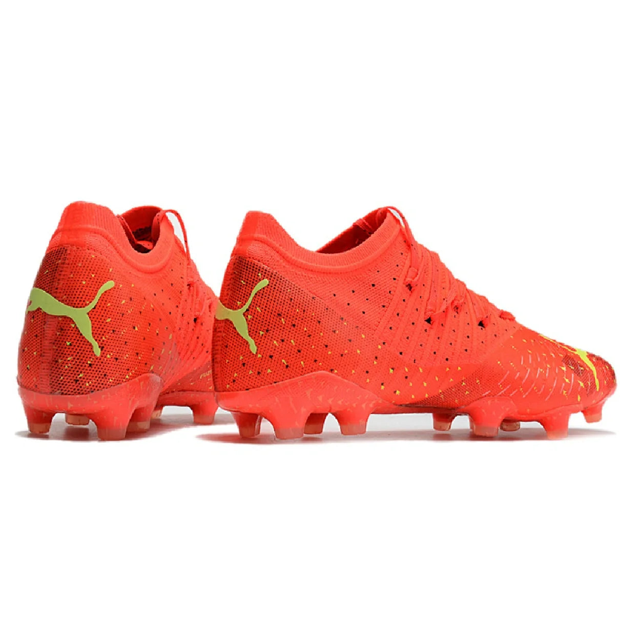 Botas de fútbol Puma Future Z 1.3 Fearless Pack negras y amarillas para terreno firme FG