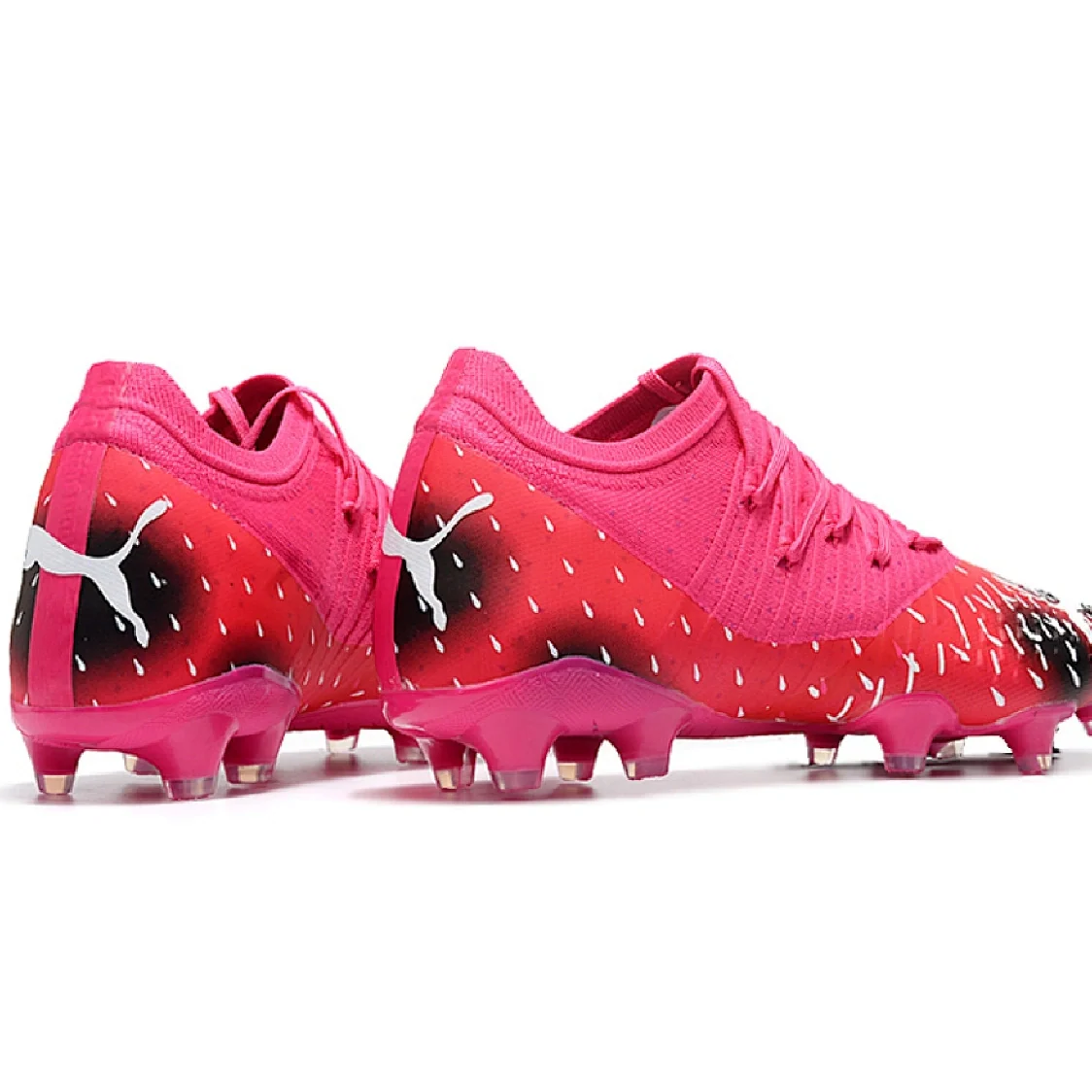 Botas de fútbol Puma Future Z 1.3 FG para terreno firme, color rosa y rojo