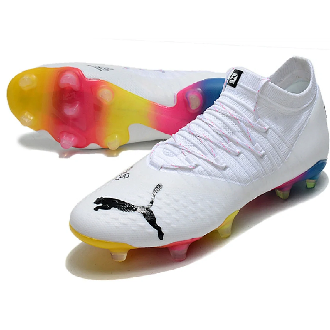 Puma Future Z 1.3 Thrill Pack Black and Red Firm Ground FG Football Boot