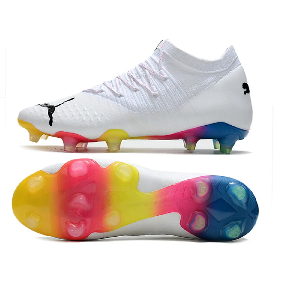 Puma Future Z 1.3 Thrill Pack Black and Red Firm Ground FG Football Boot