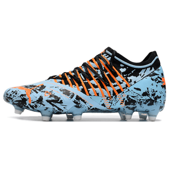 Botas de fútbol Puma Future Z 1.3 FG para terreno firme, color gris y negro