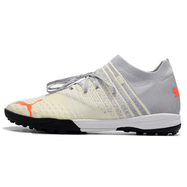Puma Future Z 1.3 White and Gray Turf TF Football Boot