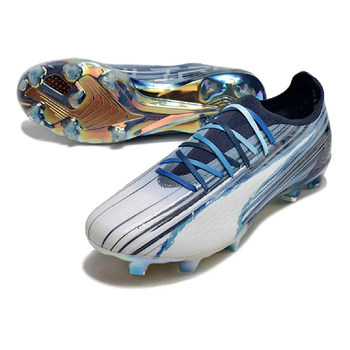 Puma Ultra Ultimate Elements Pack Black and White Firm Ground FG Football Boot