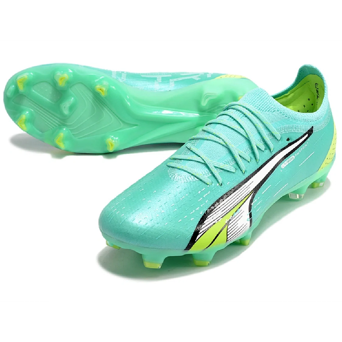 Puma Ultra Ultimate Green and Black Firm Ground FG Football Boot
