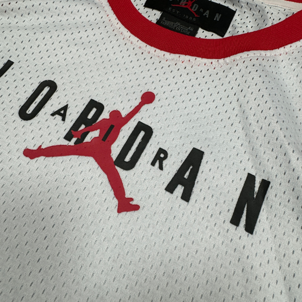 Jordan White and Red Tank Top