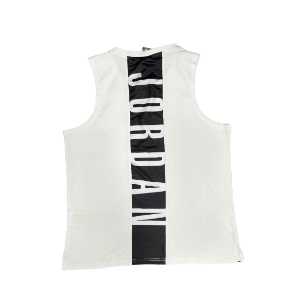Jordan White and Black Tank Top
