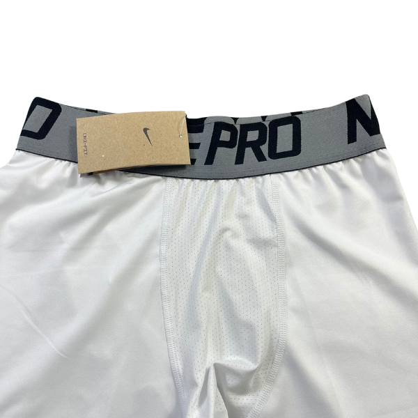 Pantalones de capa base Nike Pro blancos