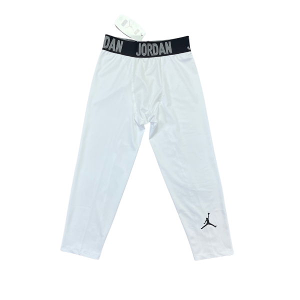 Pantalones de capa base blancos Jordan