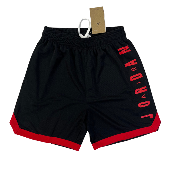 Pantalones cortos Jordan negros y rojos