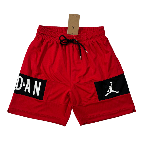 Pantalones cortos Jordan rojos y negros
