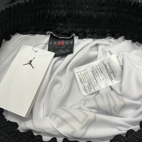 Jordan White and Black Shorts