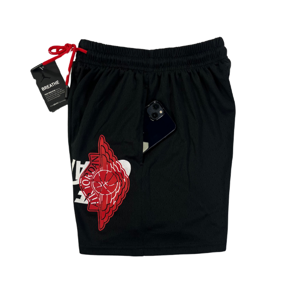 Pantalones cortos Nike Air Jordan en negro, blanco y rojo