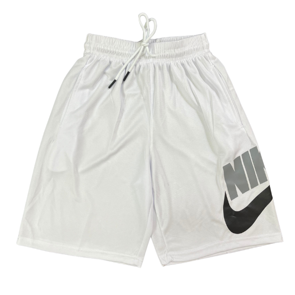 Nike White Gray and Black Shorts