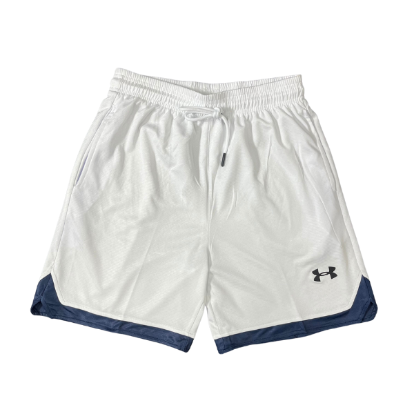 Pantalones cortos blancos y azules de Under Armour