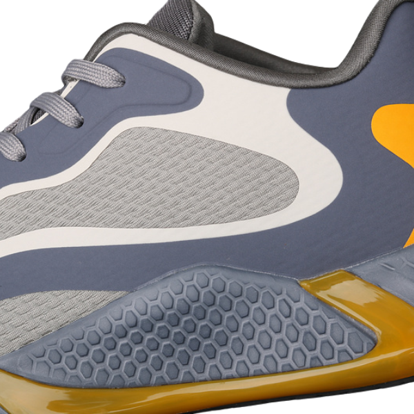 Zapatillas de running Adidas Alphabounce Instinct en gris y amarillo