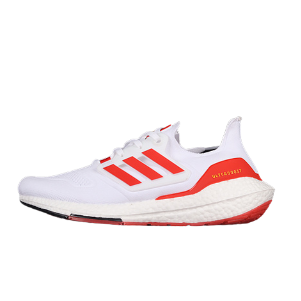 Zapatillas de running Adidas Ultraboost Light blancas y rojas