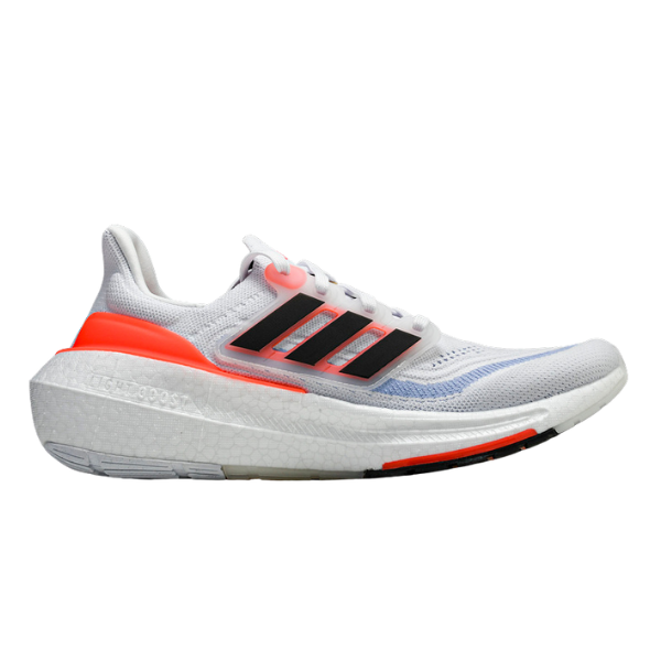 Zapatillas de running Adidas Ultraboost Light en blanco y naranja