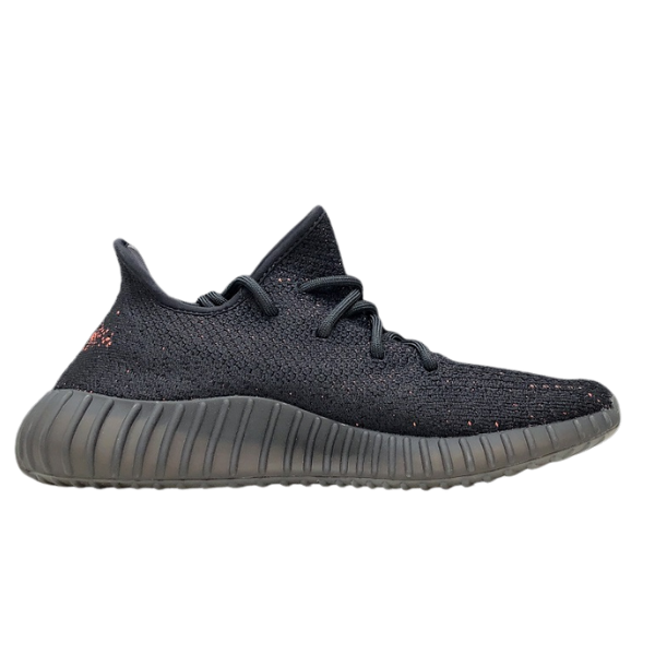 Adidas Yeezy Boost 350V2 Black and Red Casual Shoes