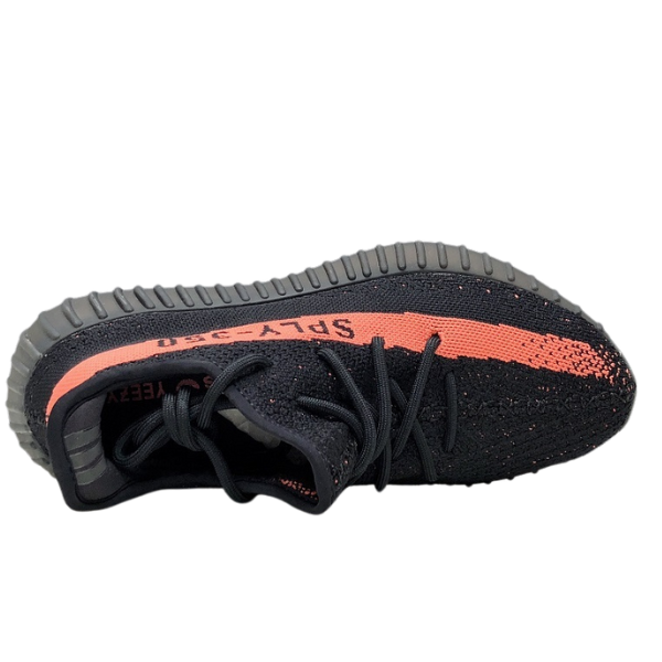 Adidas Yeezy Boost 350V2 Black and Red Casual Shoes