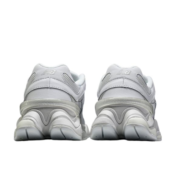 New Balance 9060 Triple White Casual Shoes