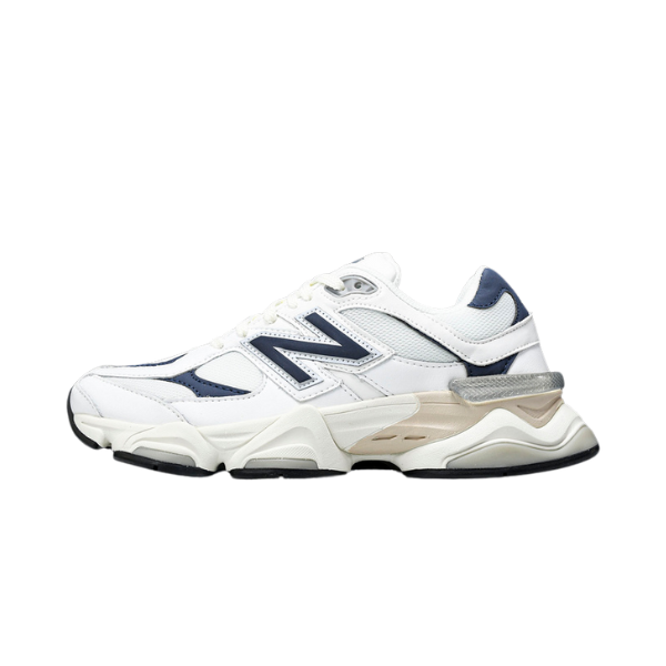 New Balance 9060 White Navy Casual Shoes