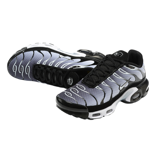 Nike Air Max Plus TN White Silver and Black Casual Shoes