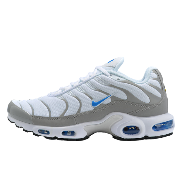 Nike Air Max Plus TN Zapatillas casuales blancas, grises y azules
