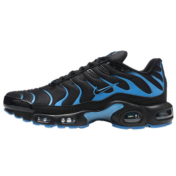 Zapatillas Nike Air Max Plus TN Tuned negras y azules universitarias