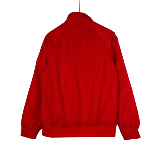 Chaqueta cortavientos roja y blanca de Tommy Hilfiger