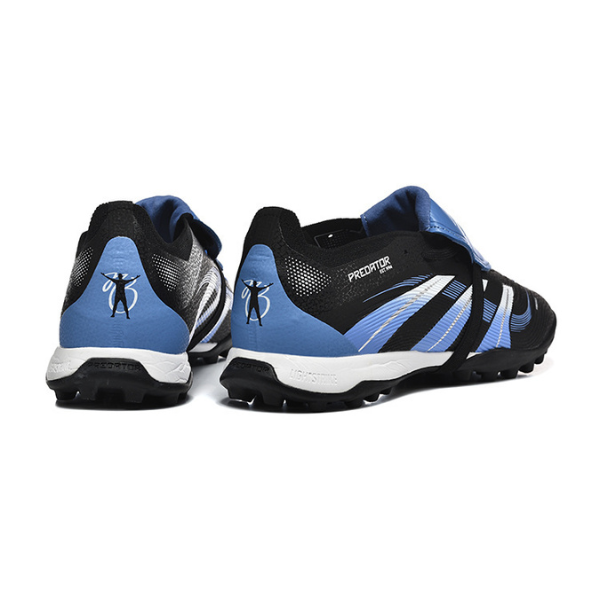 Botas de fútbol Adidas Predator 25 Tongue Elite Bellingham Pack Turf TF para niños, color negro